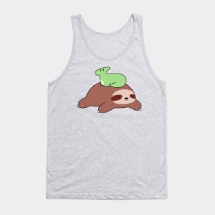 Sloth and Hadrosaurus Tank Top